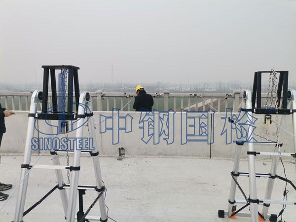 欄桿檢測現(xiàn)場